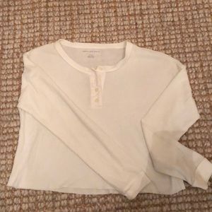 American Eagle White long sleeve